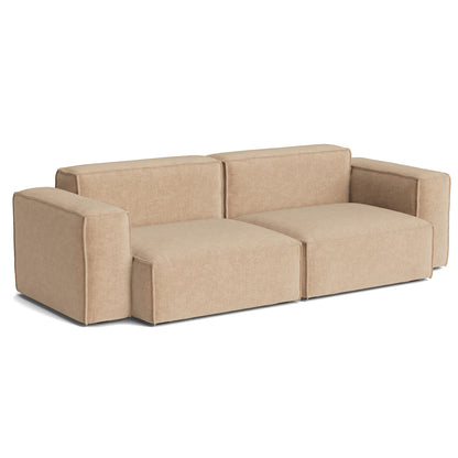 Mags Soft 2.5 Seater Sofa (Low Armrest) with Removable Cover by HAY - Combination 1 / Overlap 01
