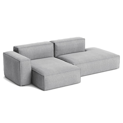 Mags Soft 2.5 Seater Sofa (Low Armrest) with Removable Cover by HAY - Combination 3 Left Armrest / Hallingdal 65 130