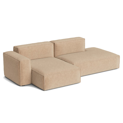 Mags Soft 2.5 Seater Sofa (Low Armrest) with Removable Cover by HAY - Combination 3 Left Armrest / Overlap 01