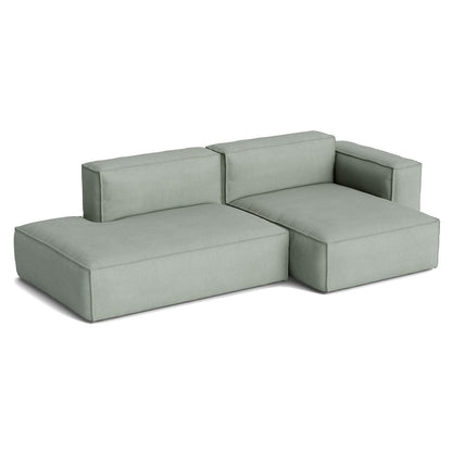 Mags Soft 2.5 Seater Sofa (Low Armrest) with Removable Cover by HAY - Combination 3 Right Armrest / Osumi 06