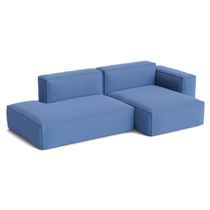 Mags Soft 2.5 Seater Sofa (Low Armrest) with Removable Cover by HAY - Combination 3 Right Armrest / Story 023