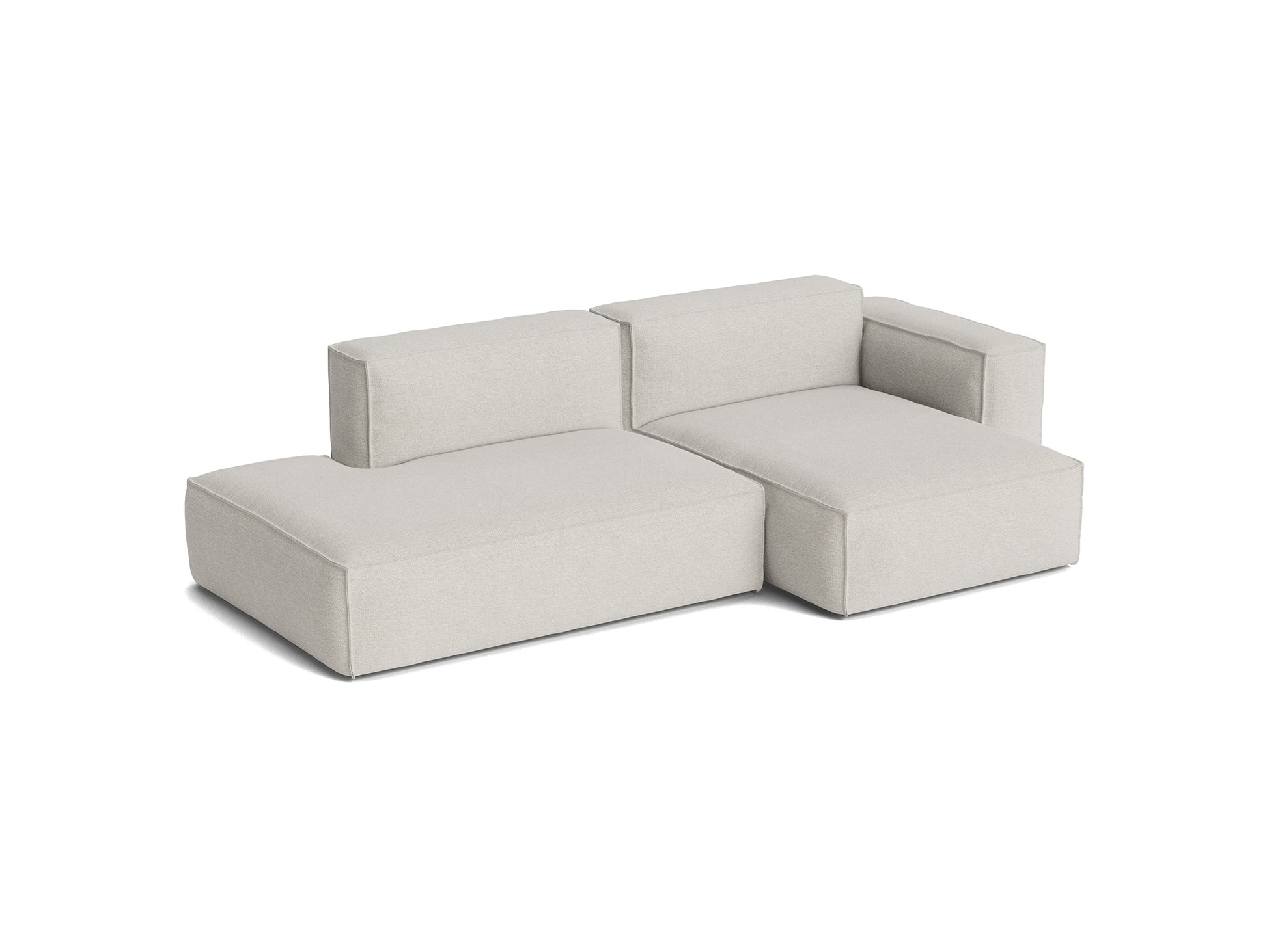 Mags Soft 2.5 Seater Sofa (Low Armrest) with Removable Cover by HAY - Combination 3 Right Armrest / Story 102