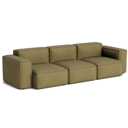 Mags Soft 3 Seater Sofa (Low Armrest) with Removable Cover by HAY - Combination 1 / Metaphor 026