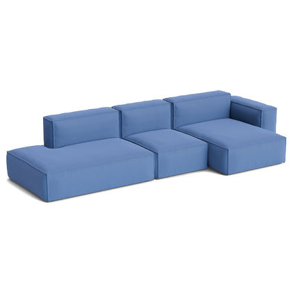 Mags Soft 3 Seater Sofa (Low Armrest) with Removable Cover by HAY - Combination 4 Right / Story 023