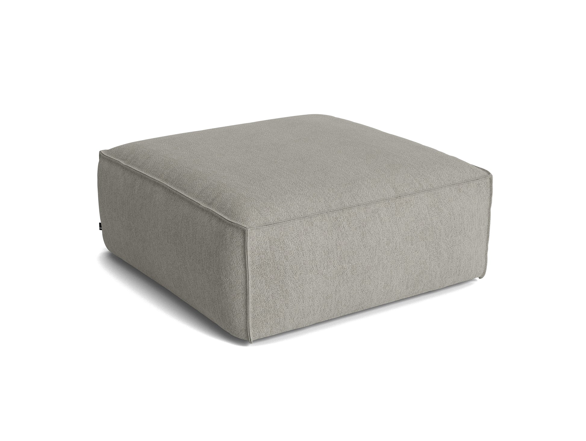 Mags Soft Ottoman with Removable Cover by HAY - Turf Light Grey