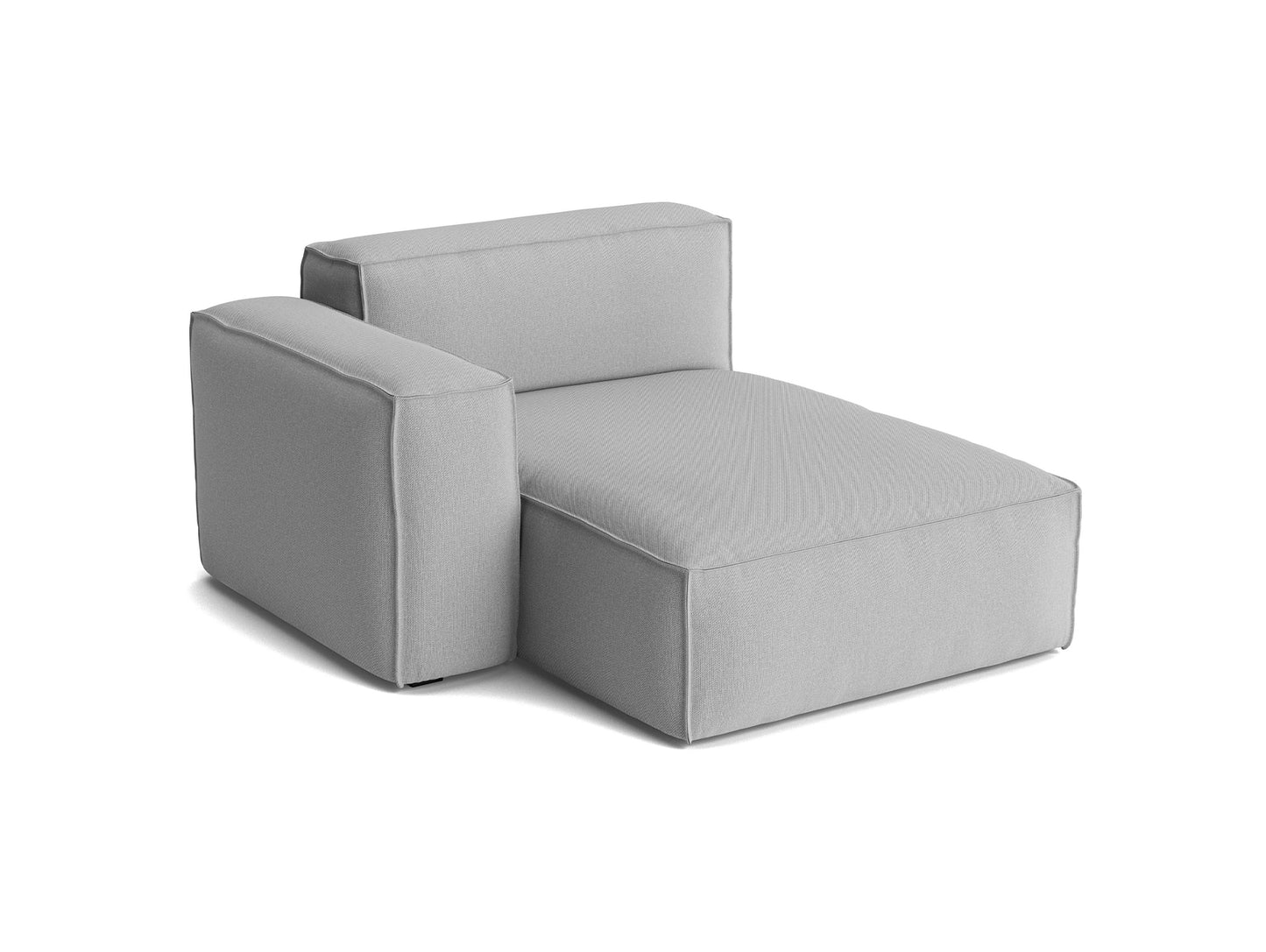 Mags Soft Sofa (Low Armrest) with Removable Cover by HAY - Short Wide Chaise Module / Left Armrest (S8264RC)