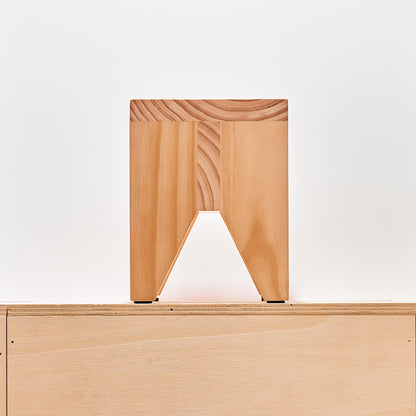 Manolito Stool by HAY - Short / Natural Pine