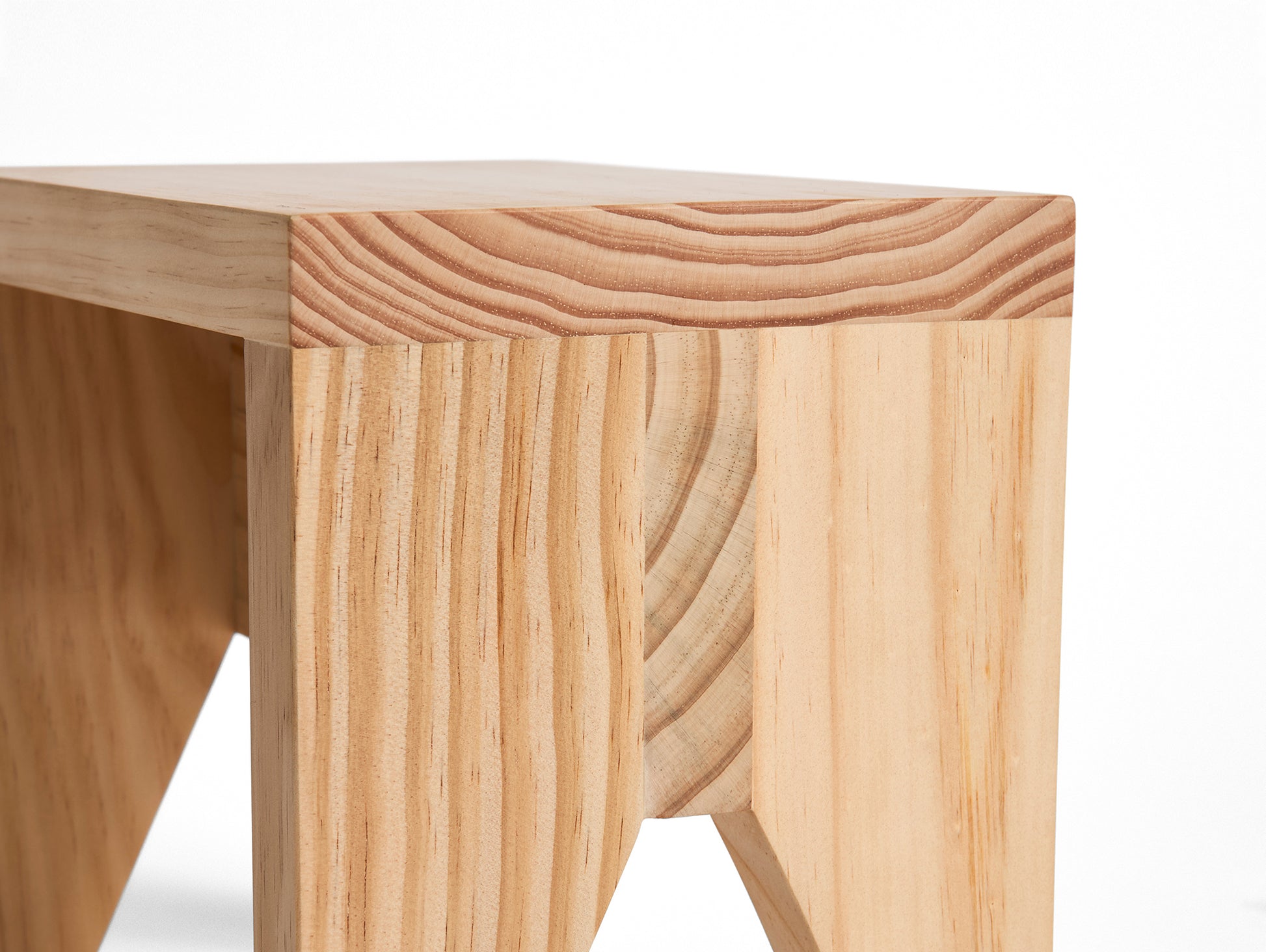 Manolito Stool by HAY - Short / Natural Pine