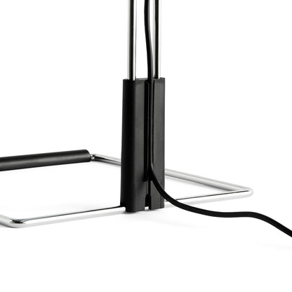 Matin Table Lamp - Mirror Plated Steel Base by HAY