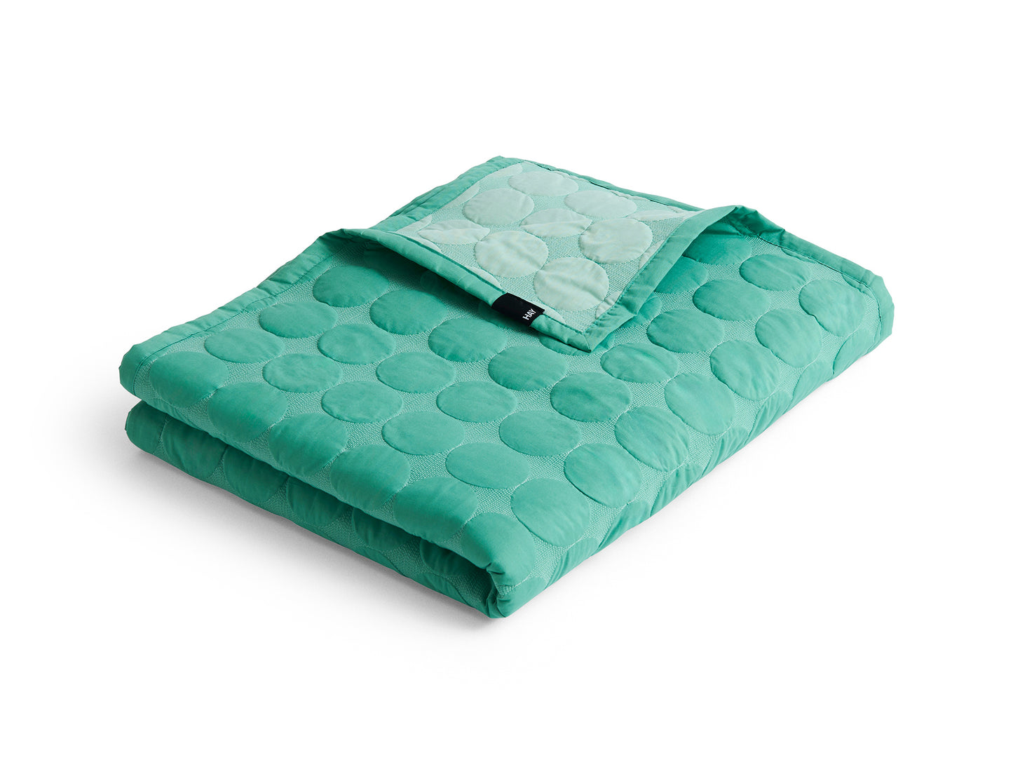 Mega Dot Bed Cover (Organic) by HAY - Sea Green