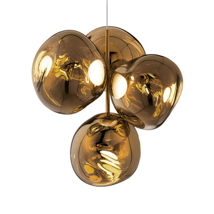 Melt LED Chandelier by Tom Dixon - Small / Bronze