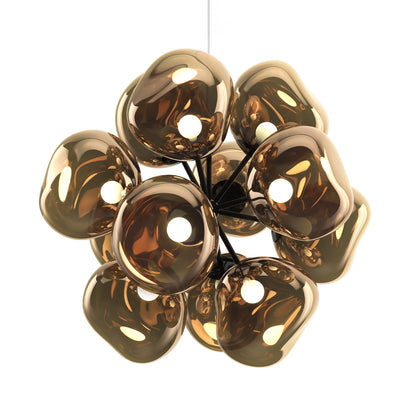 Melt Burst LED Chandelier by Tom Dixon - Bronze