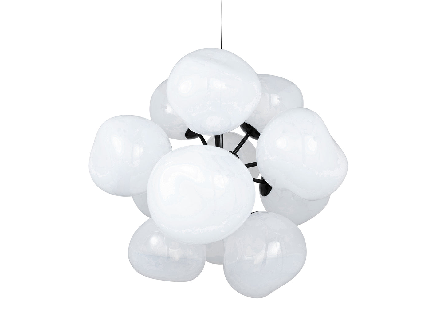 Melt Burst LED Chandelier by Tom Dixon - Opal