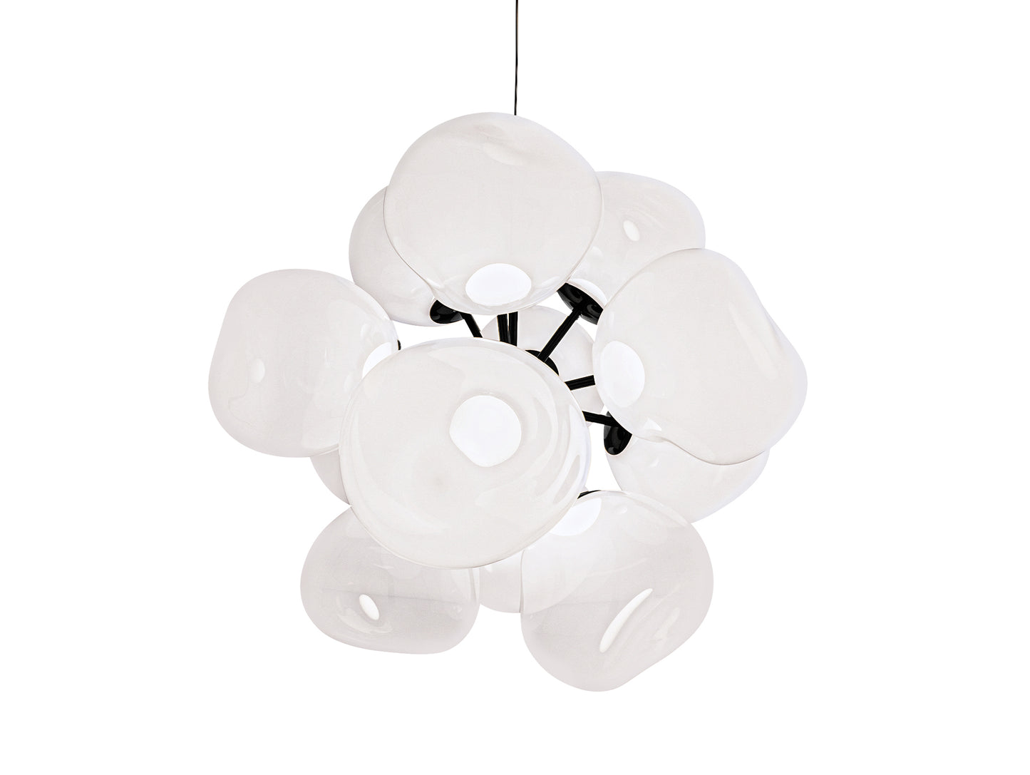 Melt Burst LED Chandelier by Tom Dixon - Opal