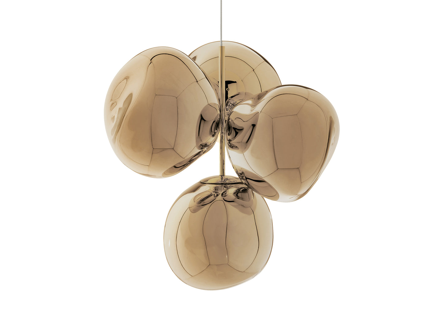 Melt LED Chandelier by Tom Dixon - Small / Bronze