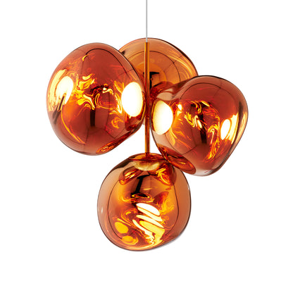 Melt LED Chandelier by Tom Dixon - Small / Copper