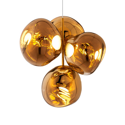 Melt LED Chandelier by Tom Dixon - Small / Gold