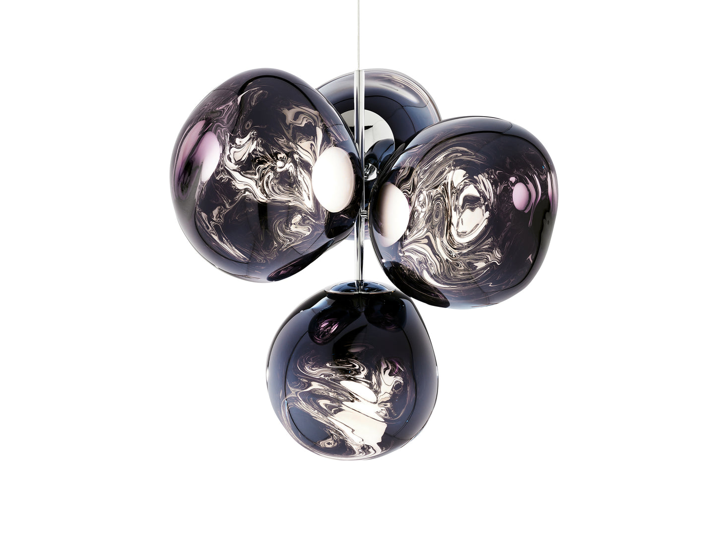 Melt LED Chandelier by Tom Dixon - Small / Smoke