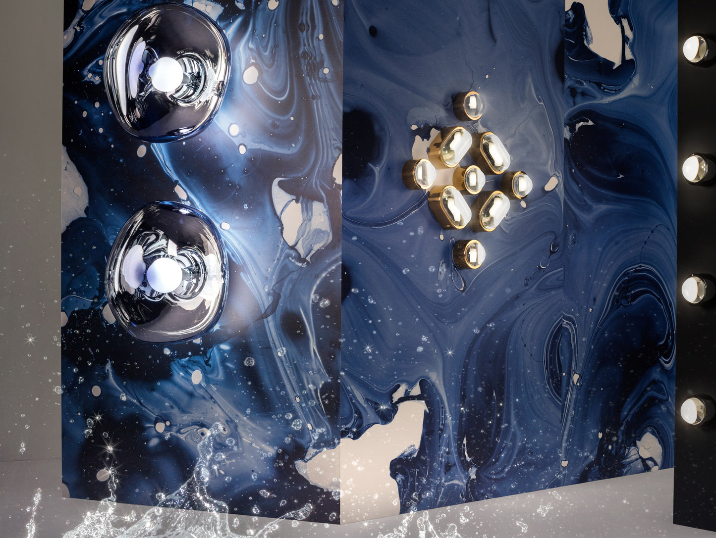 Melt Surface LED Wall Lamp by Tom Dixon