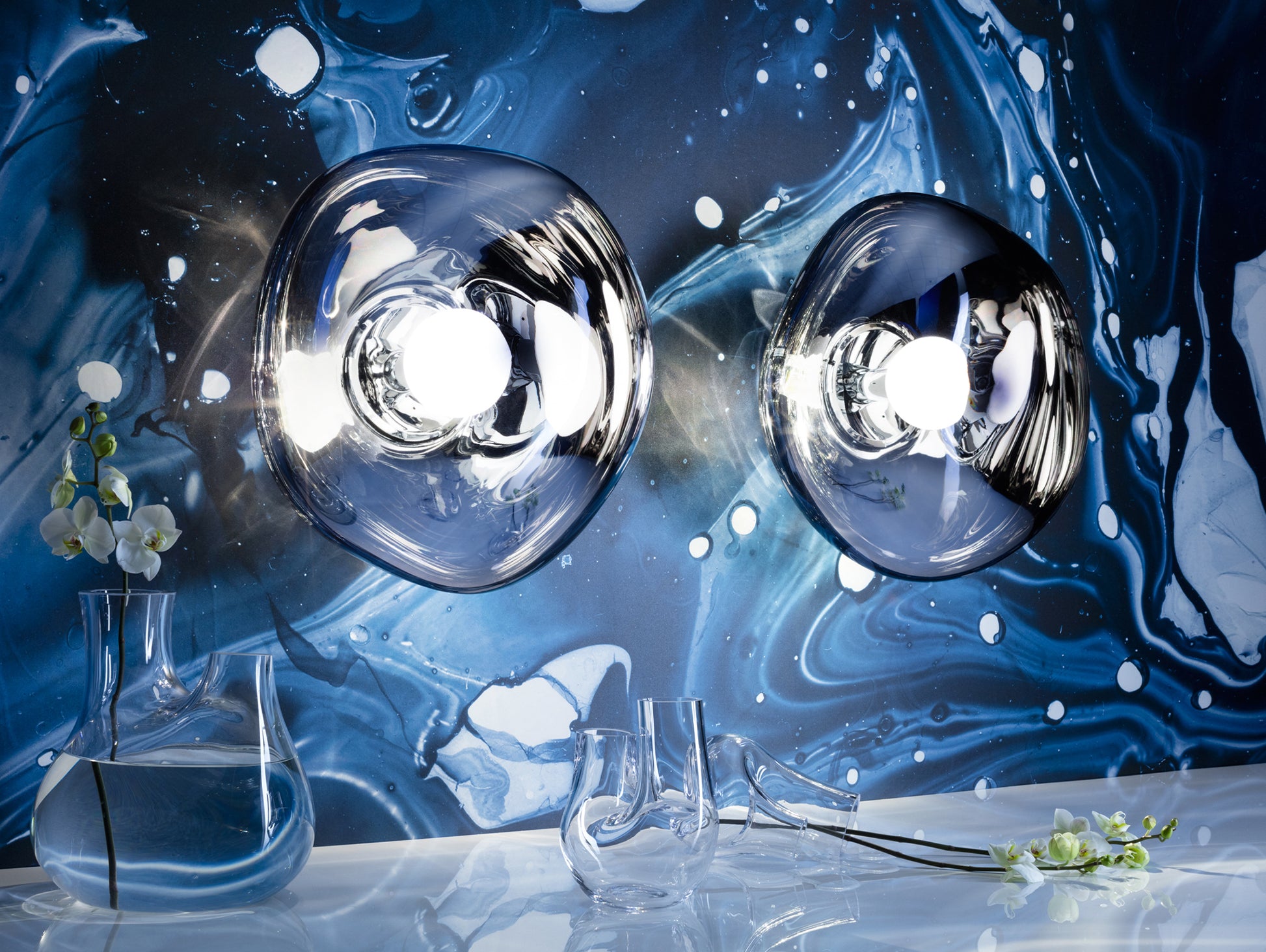 Melt Surface LED Wall Lamp by Tom Dixon
