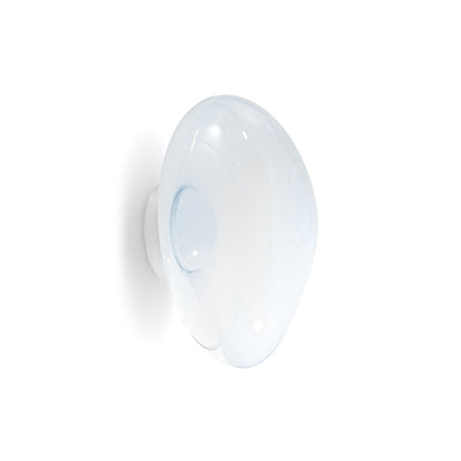 Melt Surface LED Wall Lamp by Tom Dixon - Opal / Silver