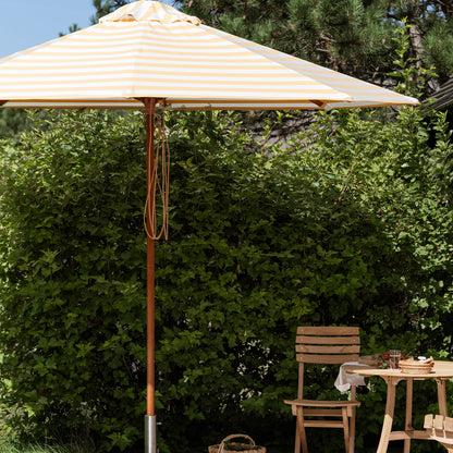 Golden Yellow Messina Striped Umbrella by Skagerak