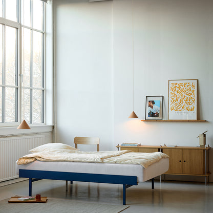 Bed 90 - 180 cm (High) by Moebe- Cobalt Blue