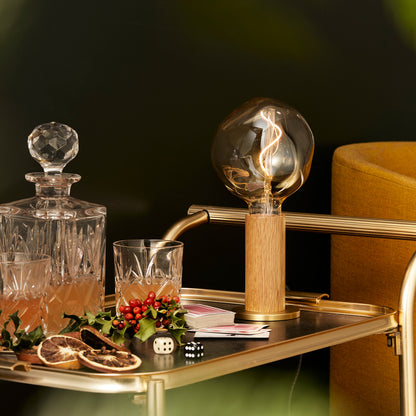 Oak Knuckle Table Lamp