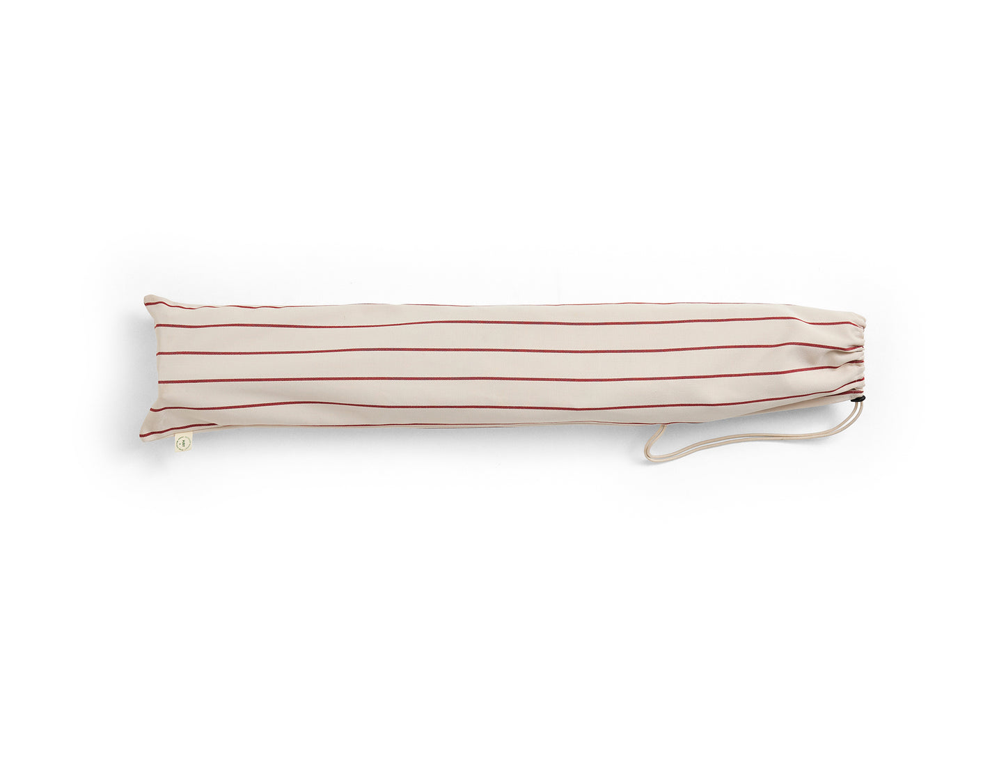 Outdoor Market Folding Chair by HAY - Beige with Red Stripe