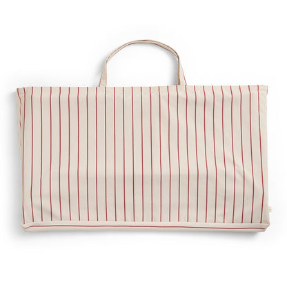 Outdoor Market Folding Sofa by HAY - Beige with Red Stripe