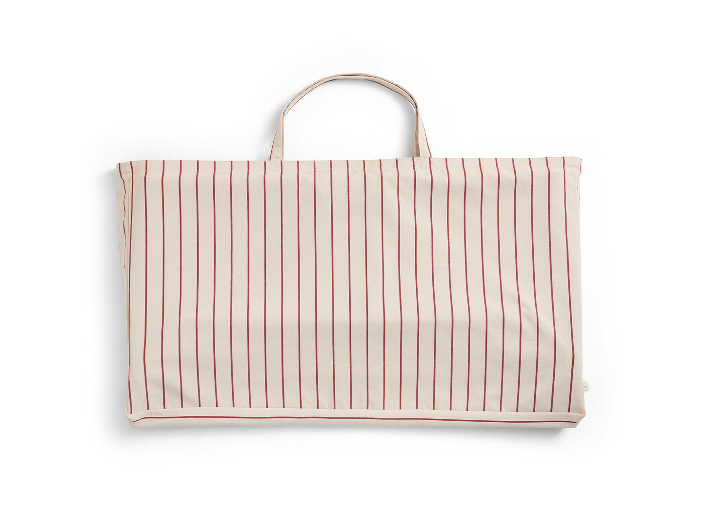 Outdoor Market Folding Sofa by HAY - Beige with Red Stripe