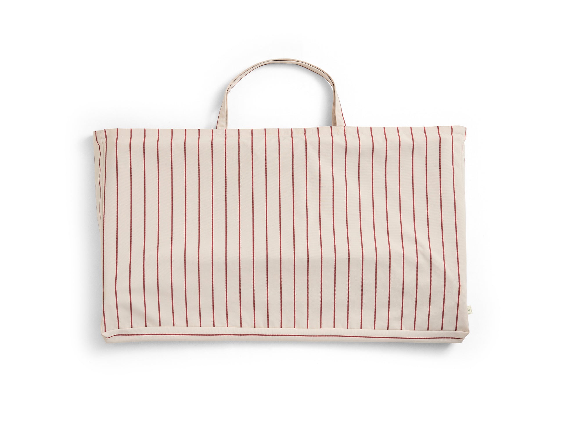 Outdoor Market Folding Sofa by HAY - Beige with Red Stripe