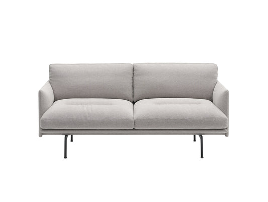 Outline Soft 2-Seater Sofa by Muuto - Clay 12