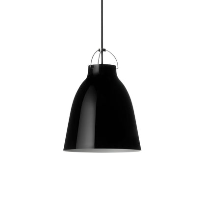 Caravaggio Pendant Light by Fritz Hansen - P2 / High-Gloss Black Black Aluminium