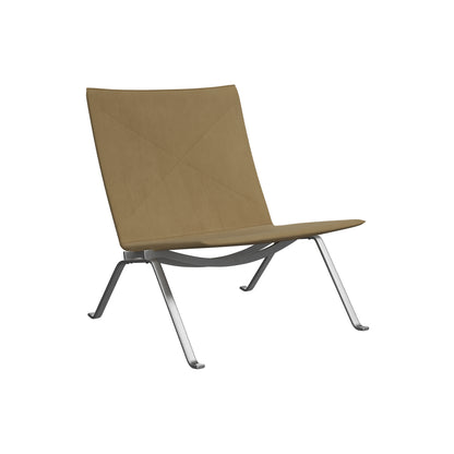 PK22 Lounge Chair  Anniversary Edition by Fritz Hansen - Beige Haze Leather