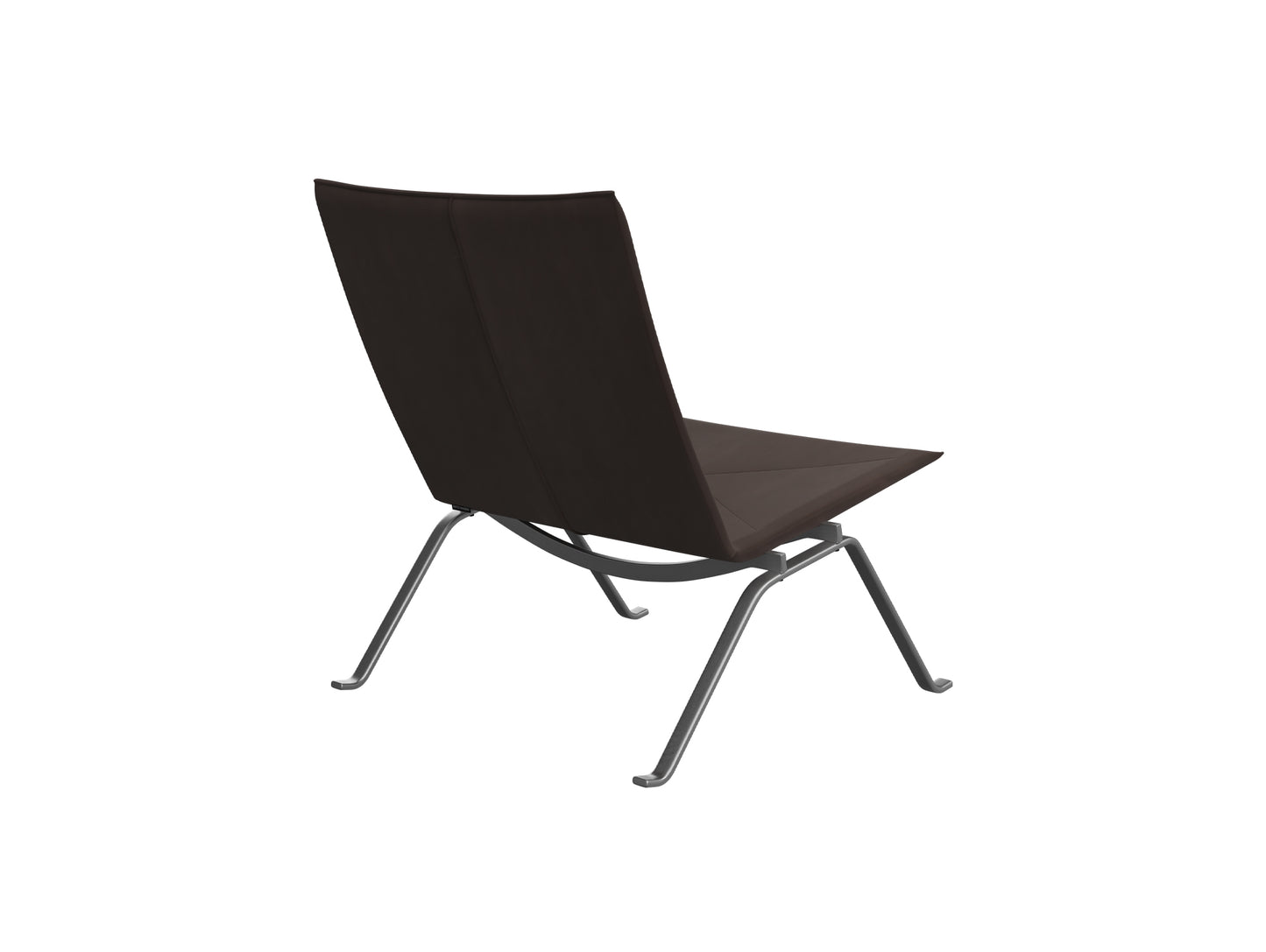 PK22 Lounge Chair  Anniversary Edition by Fritz Hansen - Dark Brown Haze Leather
