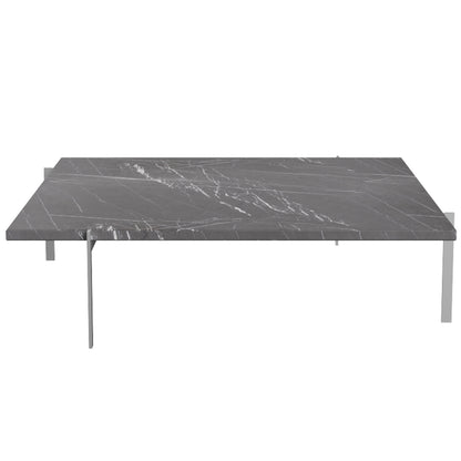 PK61A Coffee Table by Fritz Hansen - Black Marble Honed