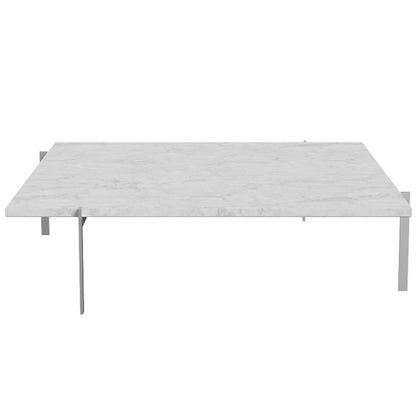 PK61A Coffee Table by Fritz Hansen - White Marble Honed