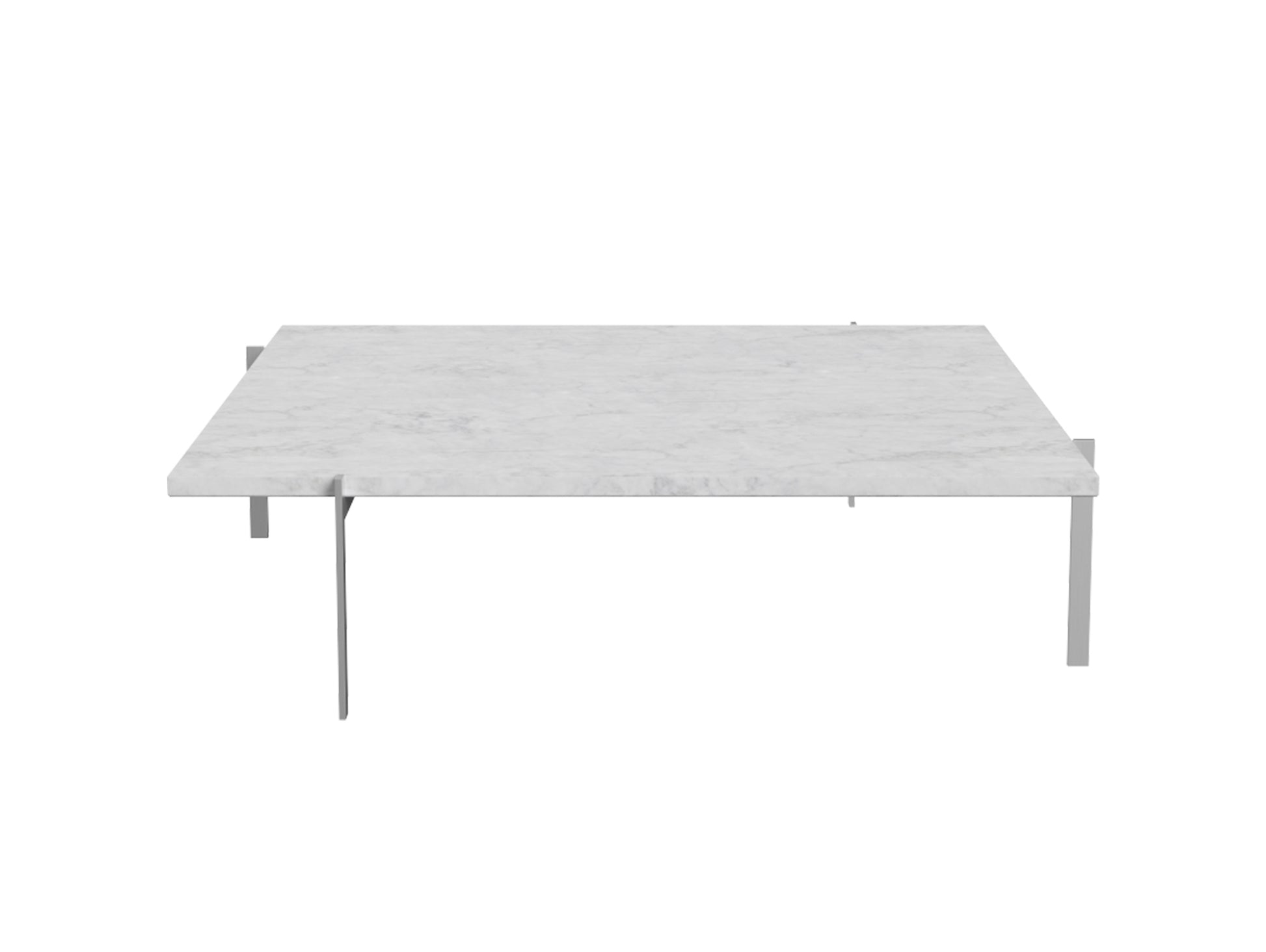 PK61A Coffee Table by Fritz Hansen - White Marble Honed