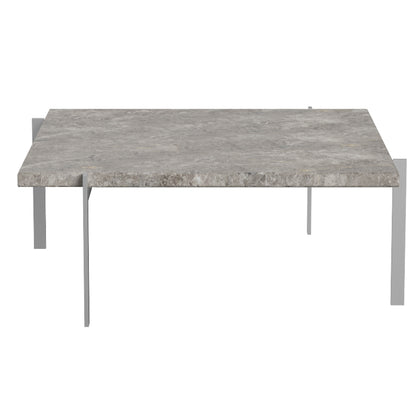 PK61 Coffee Table by Fritz Hansen - Grey Brown Marble Honed
