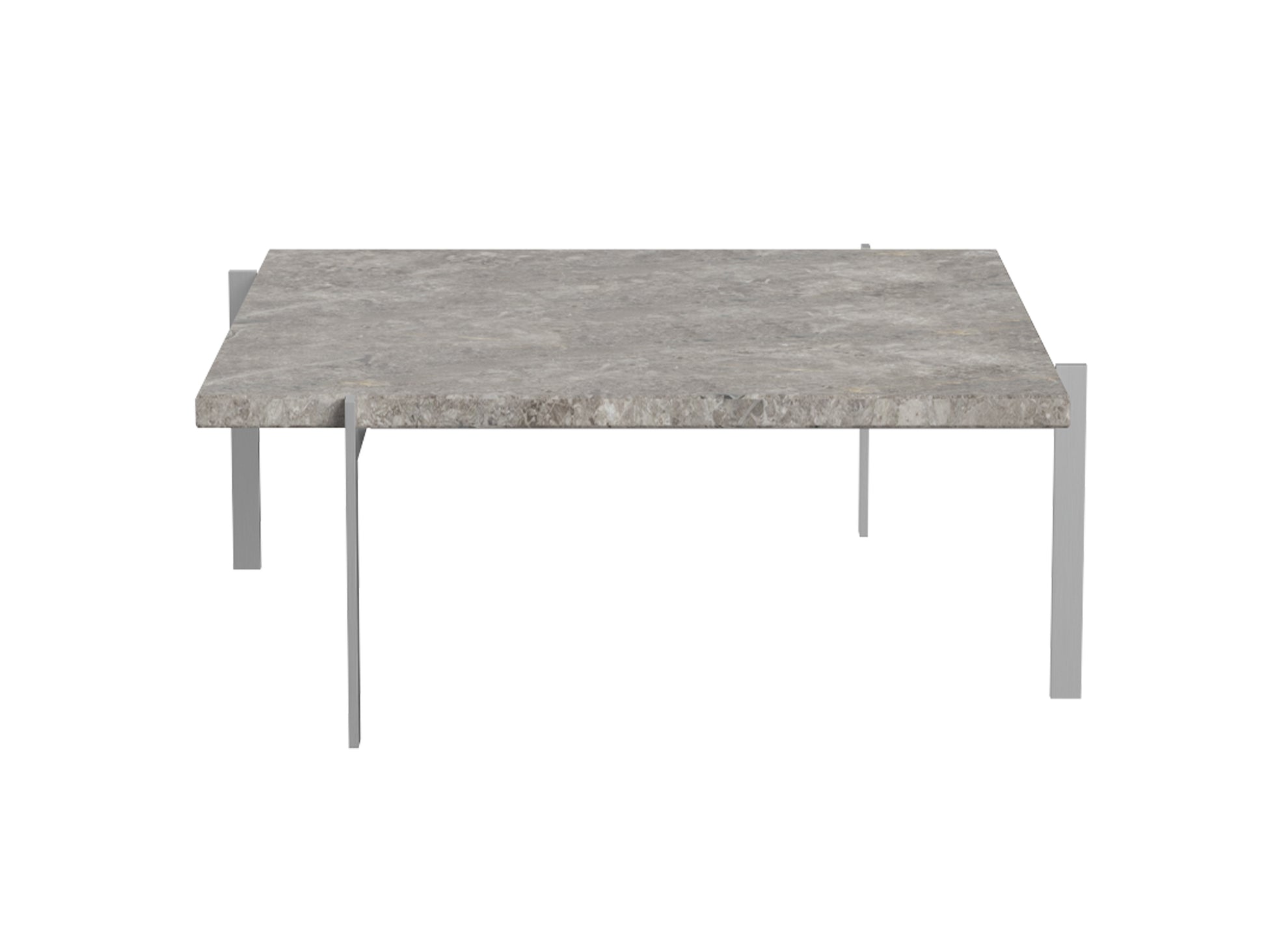 PK61 Coffee Table by Fritz Hansen - Grey Brown Marble Honed