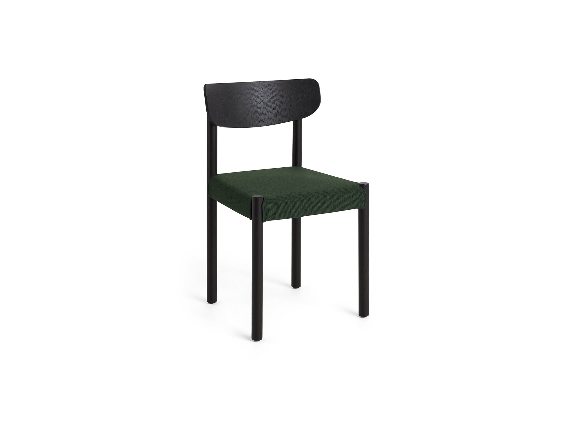 Pack Chair 11 by HAY - Iron Black Oak Base / Iron Black Oak Backrest / Steelcut 975