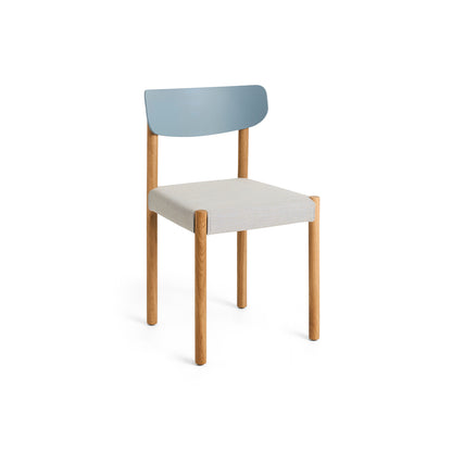 Pack Chair 11 by HAY - Oiled Oak Base / Ash Blue Backrest / Remix 606
