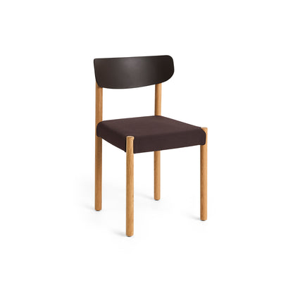 Pack Chair 11 by HAY - Oiled Oak Base / Graphite Brown Backrest / Steelcut 695