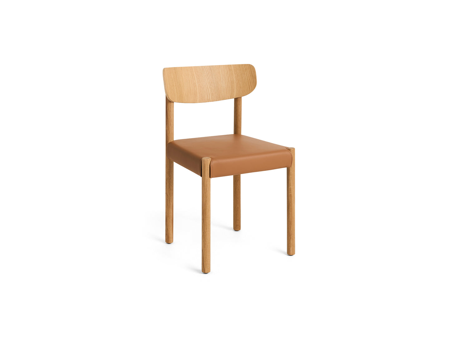 Pack Chair 11 by HAY - Oiled Oak Base / Oiled Oak Backrest / Grano Cognac