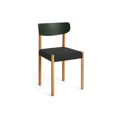 Pack Chair 11 by HAY - Oiled Oak Base / Palm Green Backrest / Remix 973