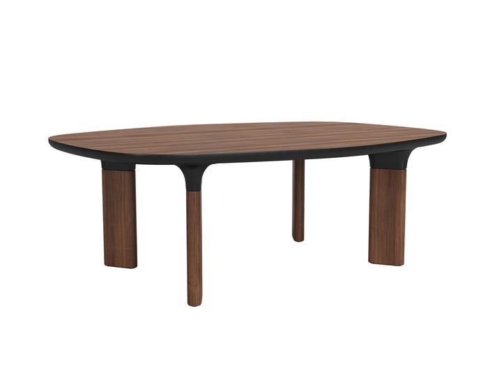 Analog Coffee Table (JH63A) by Fritz Hansen - Walnut