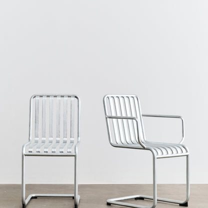 Palissade Cantilever Chair by HAY - Hot Galvanised