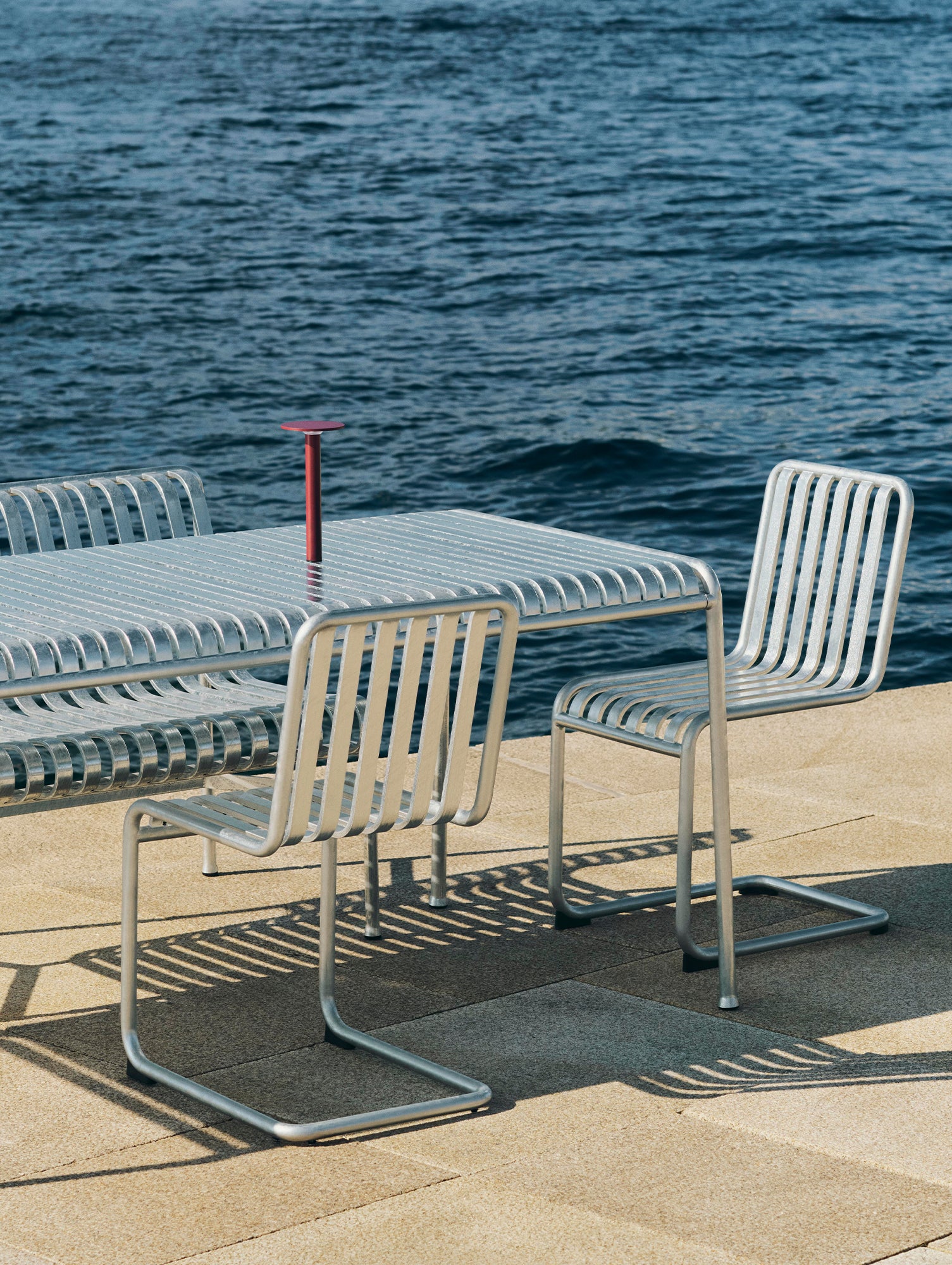 Palissade Cantilever Chair by HAY - Hot Galvanised