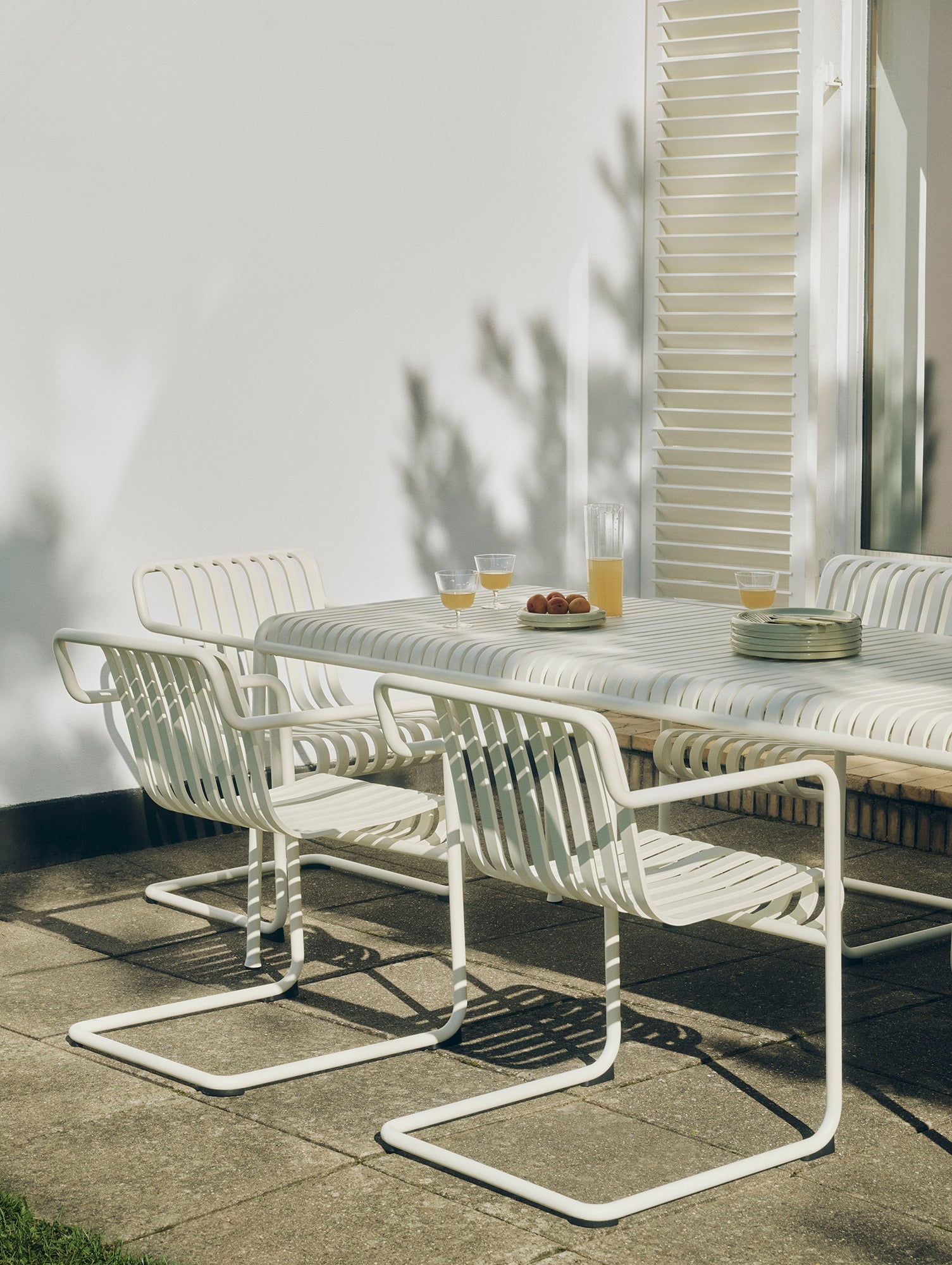 Palissade Cantilever Dining Armchair by HAY - Cream White